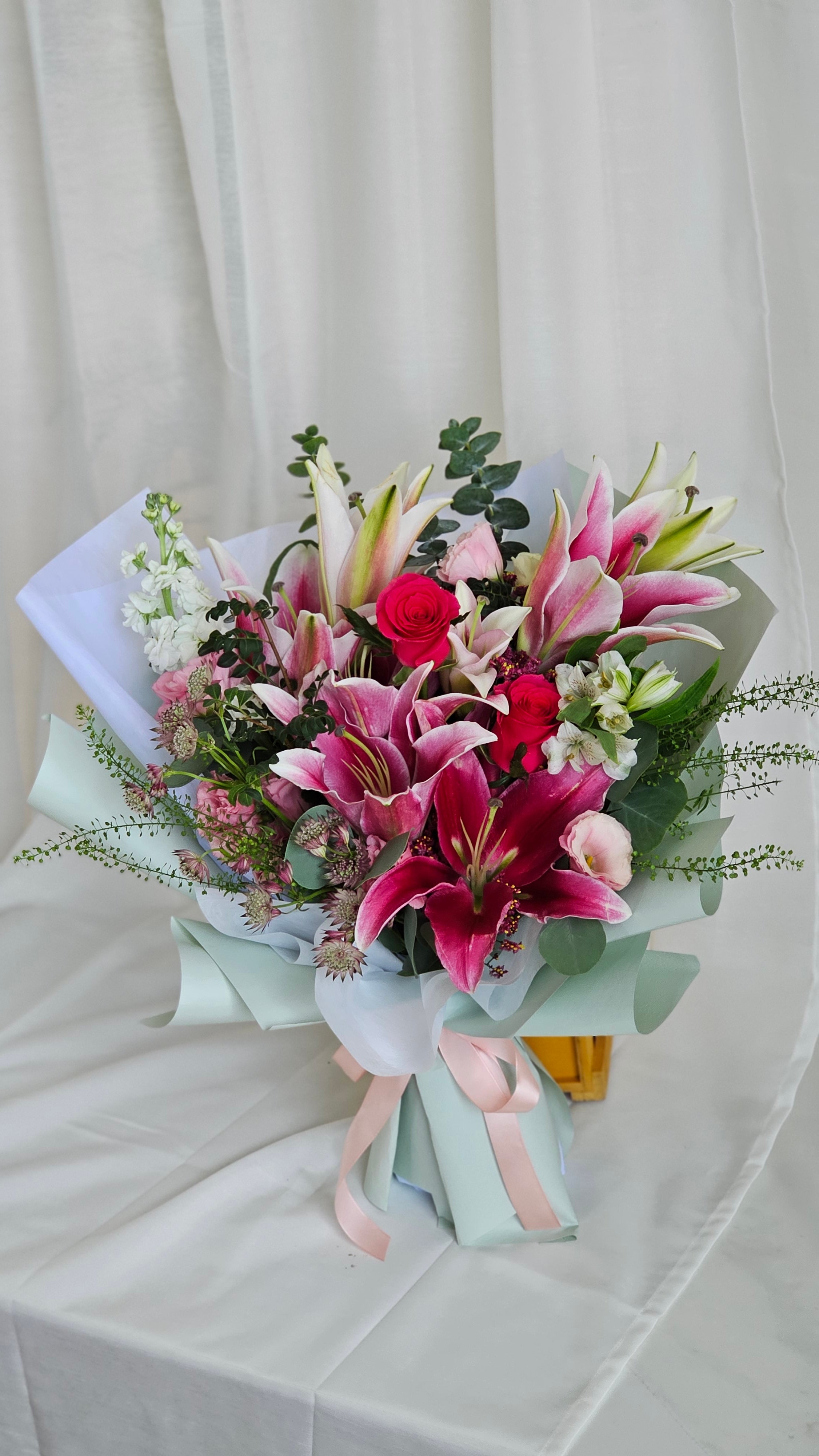 Lily Love - Pink Lilies Bouquet