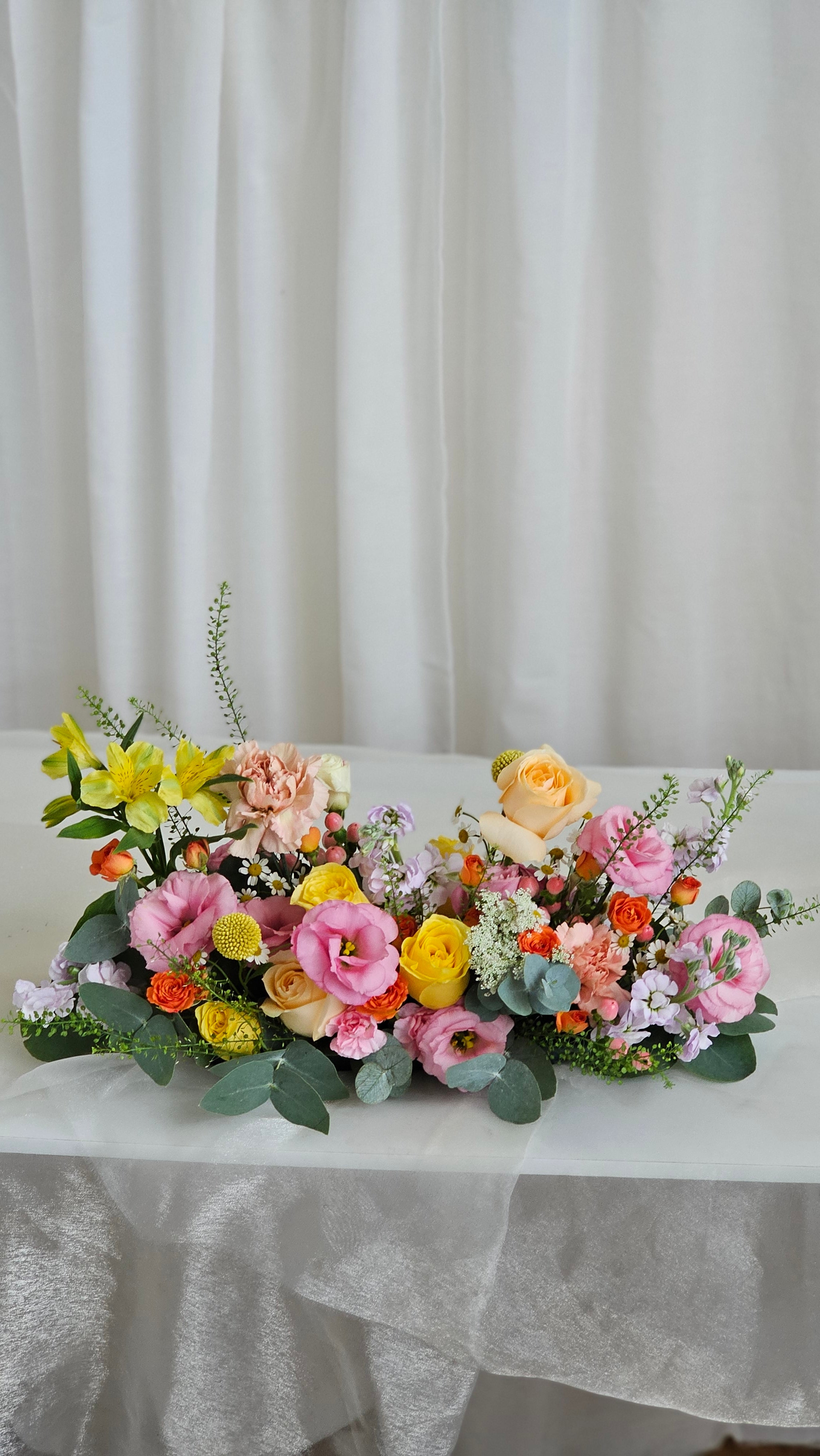 Long Low Table Centrepiece