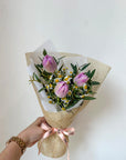 Thea - Tulips and Tanacetum Daisy Bouquet