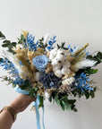 [4 days Advanced Order] Willow Bridal - Preserved and Dried Bridal Style Bouquets